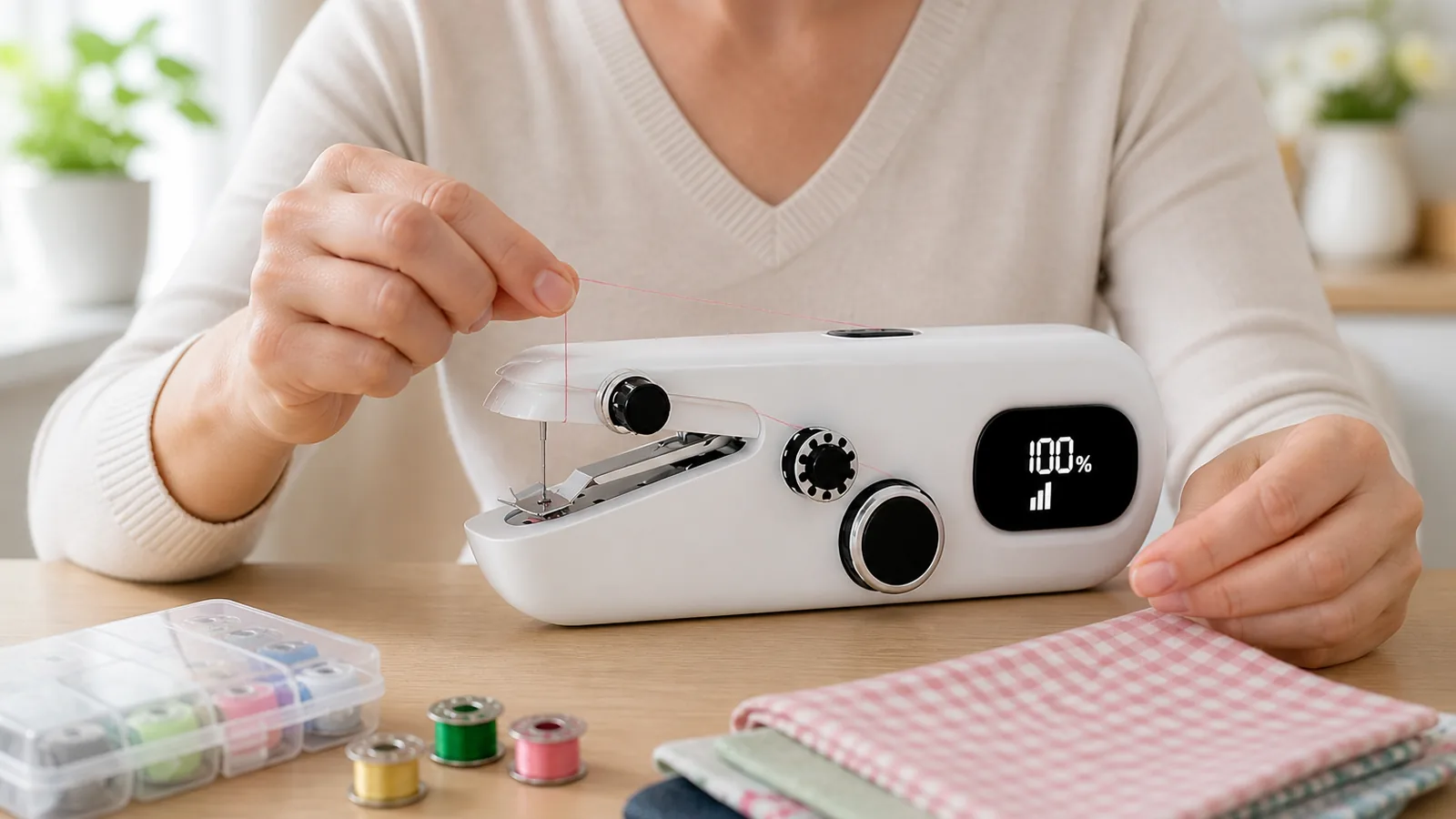 How to Thread a Handheld Sewing Machine: A Calm UK Beginner Walkthrough